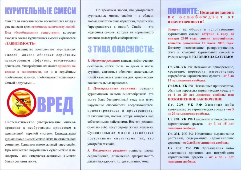 Курительные смеси