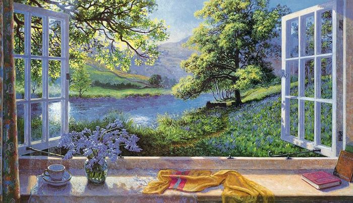 Stephen Darbishire 1940 - British Interiors and Landscape painter - Tutt_Art@ (17)
